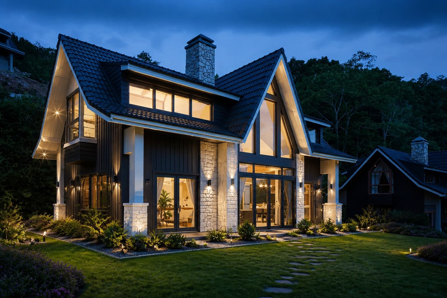 Redesigned home exterior